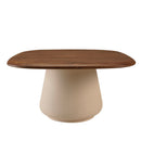 James - Table Basse - Marron/Ivoire