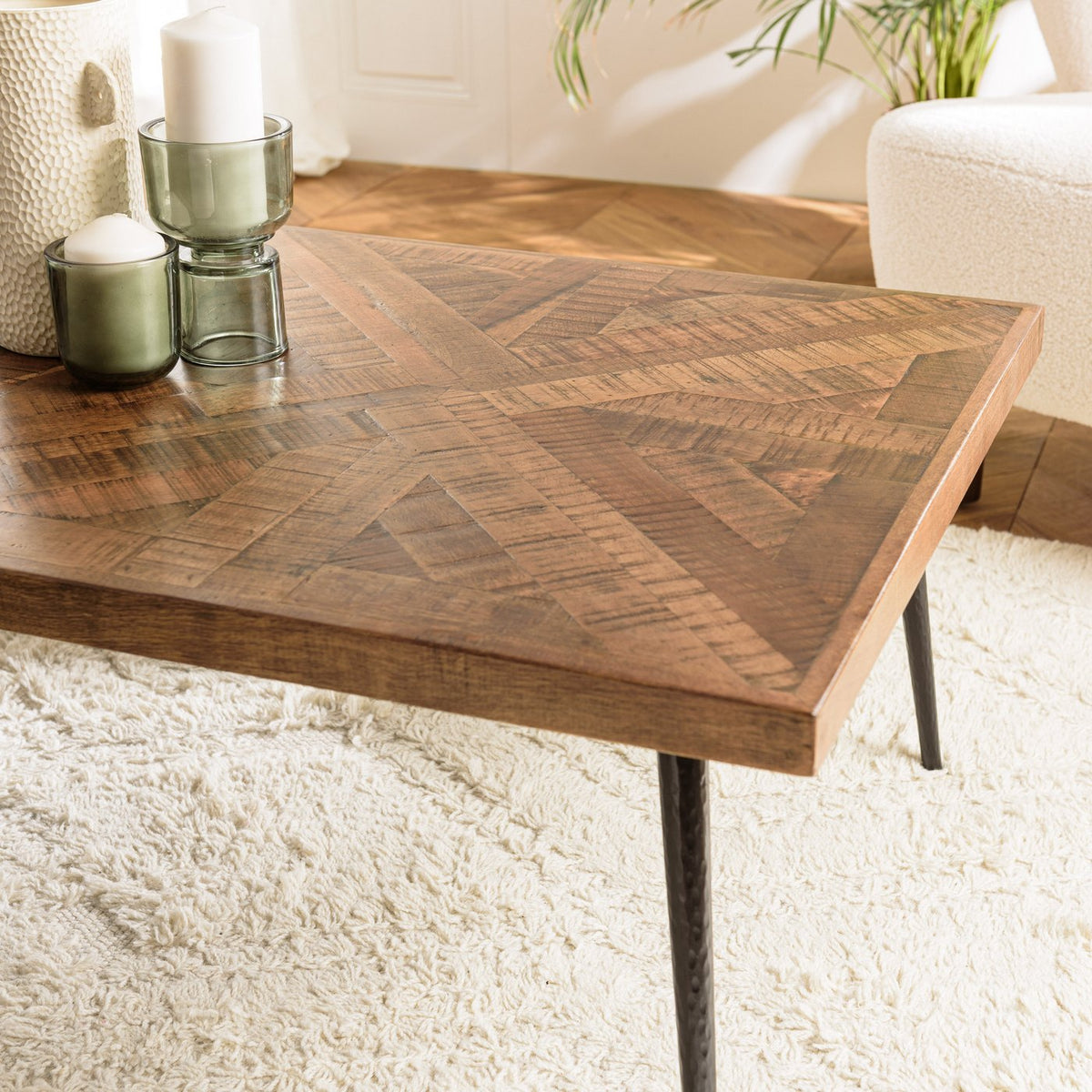 Table Basse -  Kiara - Marron Vieilli