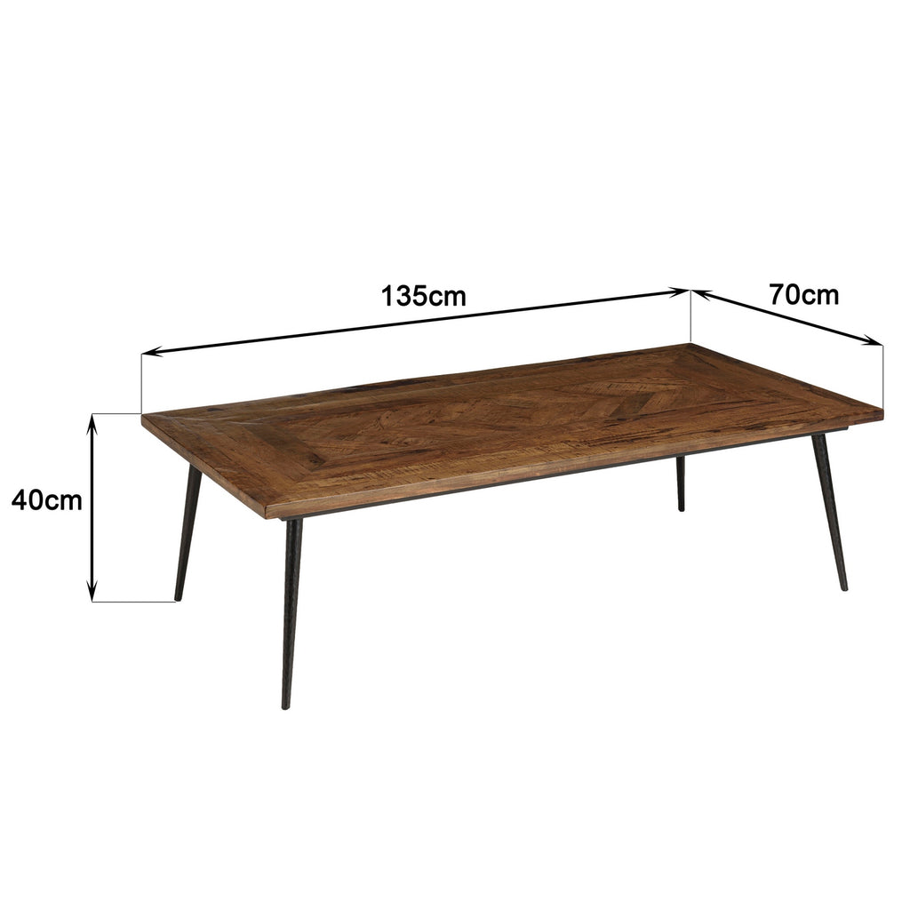 Kiara - Table Basse - Marron Vieilli
