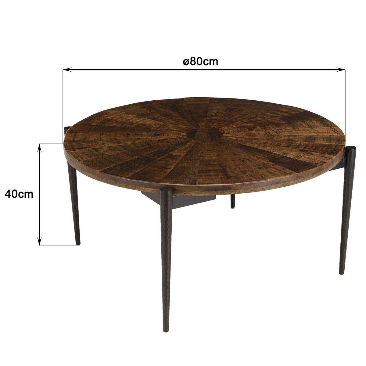 Kiara - Coffee Table - Aged Brown