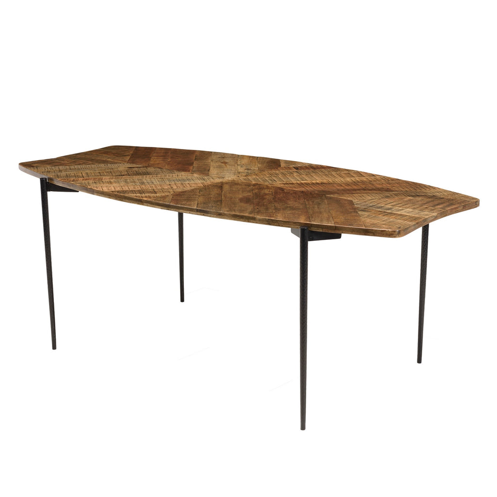 Kiara - Dining Table - Aged Brown
