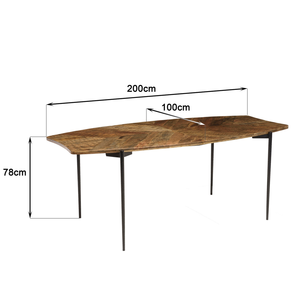 Kiara - Dining Table - Aged Brown
