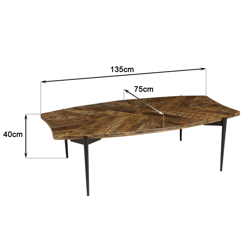 Kiara - Coffee Table - Aged Brown