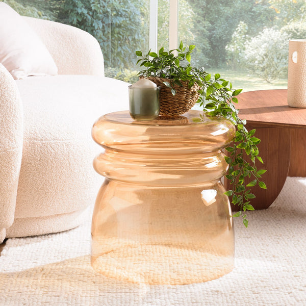 Hortense - Pedestal Table - Brown