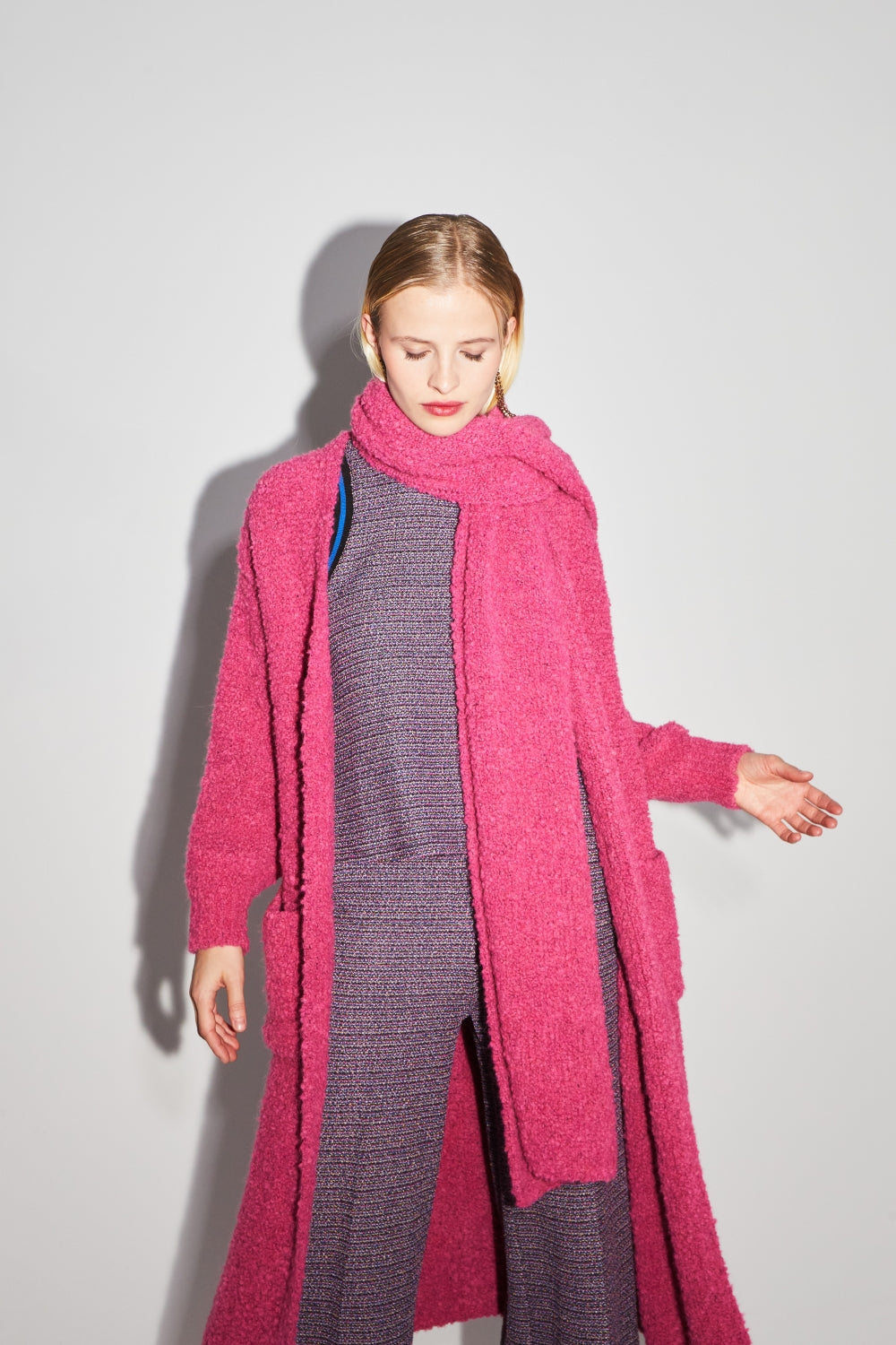 Le Cardigan Esme Bouclettes Rose