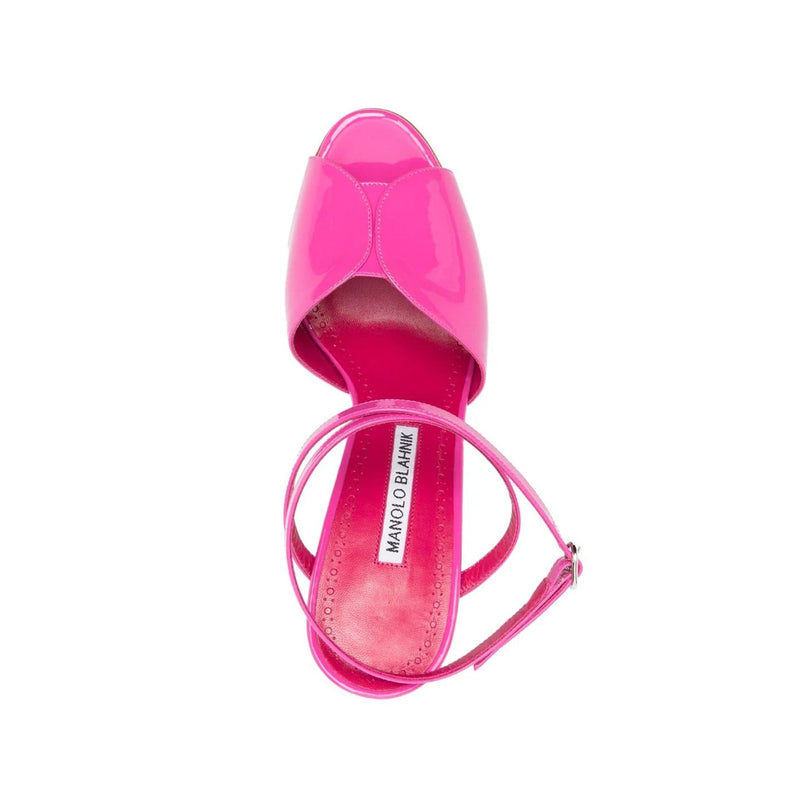 Sandales - Manolo Blahnik Hourani 105 - Pink