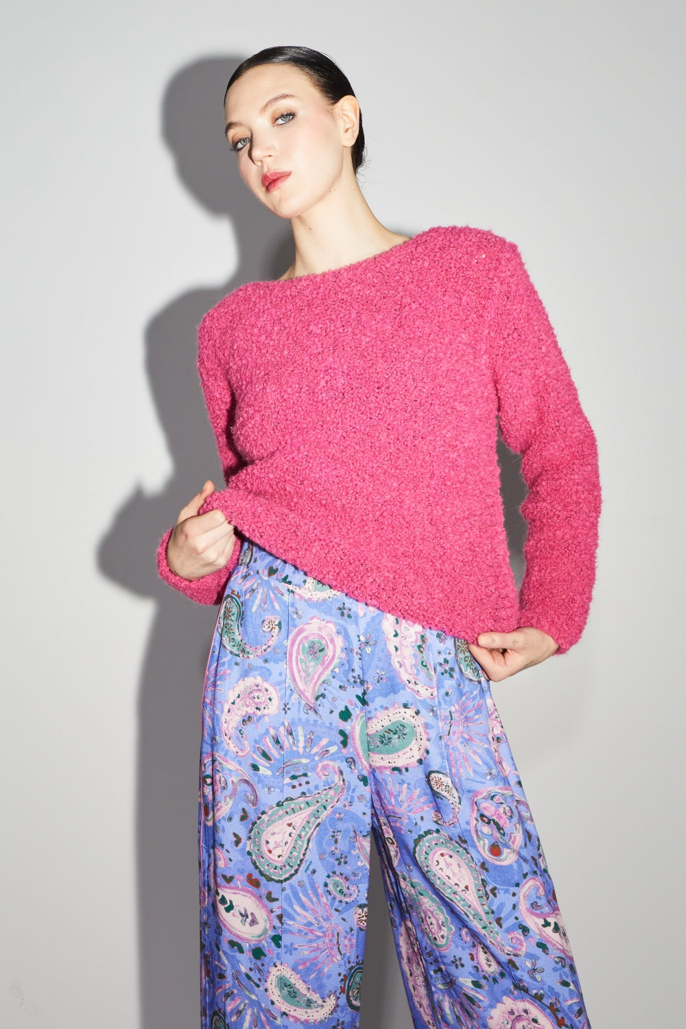 La Maille Gabrielle Bouclettes Rose