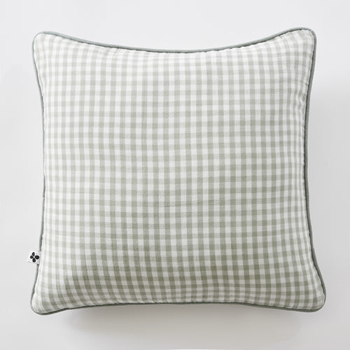 Coussin - Gaze De Coton - Vickie - Eucalyptus