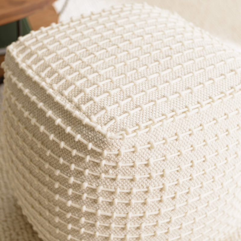 Sacha - Pouf - Bois Clair