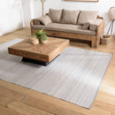 Quentin - Tapis D'Extérieur - Polyéthylène - Gris/Blanc