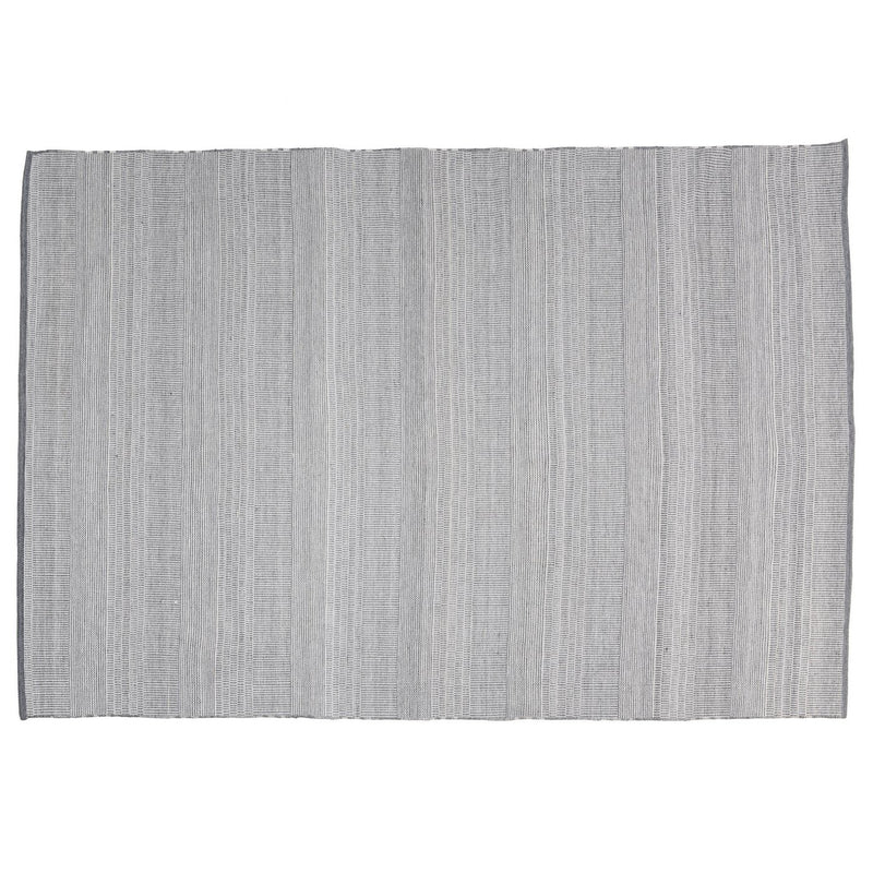 Quentin - Tapis D'Extérieur - Polyéthylène - Gris/Blanc