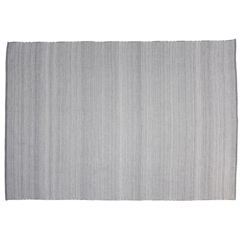 Quentin - Tapis D'Extérieur - Polyéthylène - Gris/Blanc