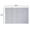 Quentin - Tapis D'Extérieur - Polyéthylène - Gris