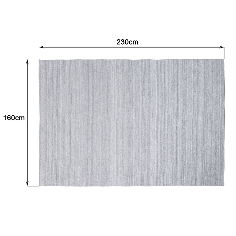 Quentin - Tapis D'Extérieur - Polyéthylène - Gris
