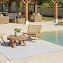 Quentin - Tapis D'Extérieur - Polyéthylène - Gris