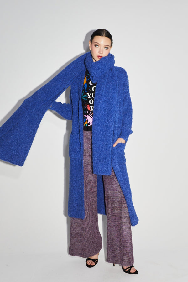 The Blue Bouclettes Joy Scarf