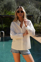 Chemise Cœur Alia - Blanche