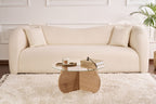 Aeris - Coffee Table - Sapphire Oak/Clear