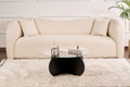 Aeris - Coffee Table - Black Wood/Clear