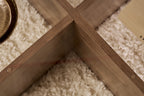 Aeris - Coffee Table - Venezia Walnut/Transparent