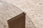 Clara - Coffee Table - Sapphire Oak/Smoked