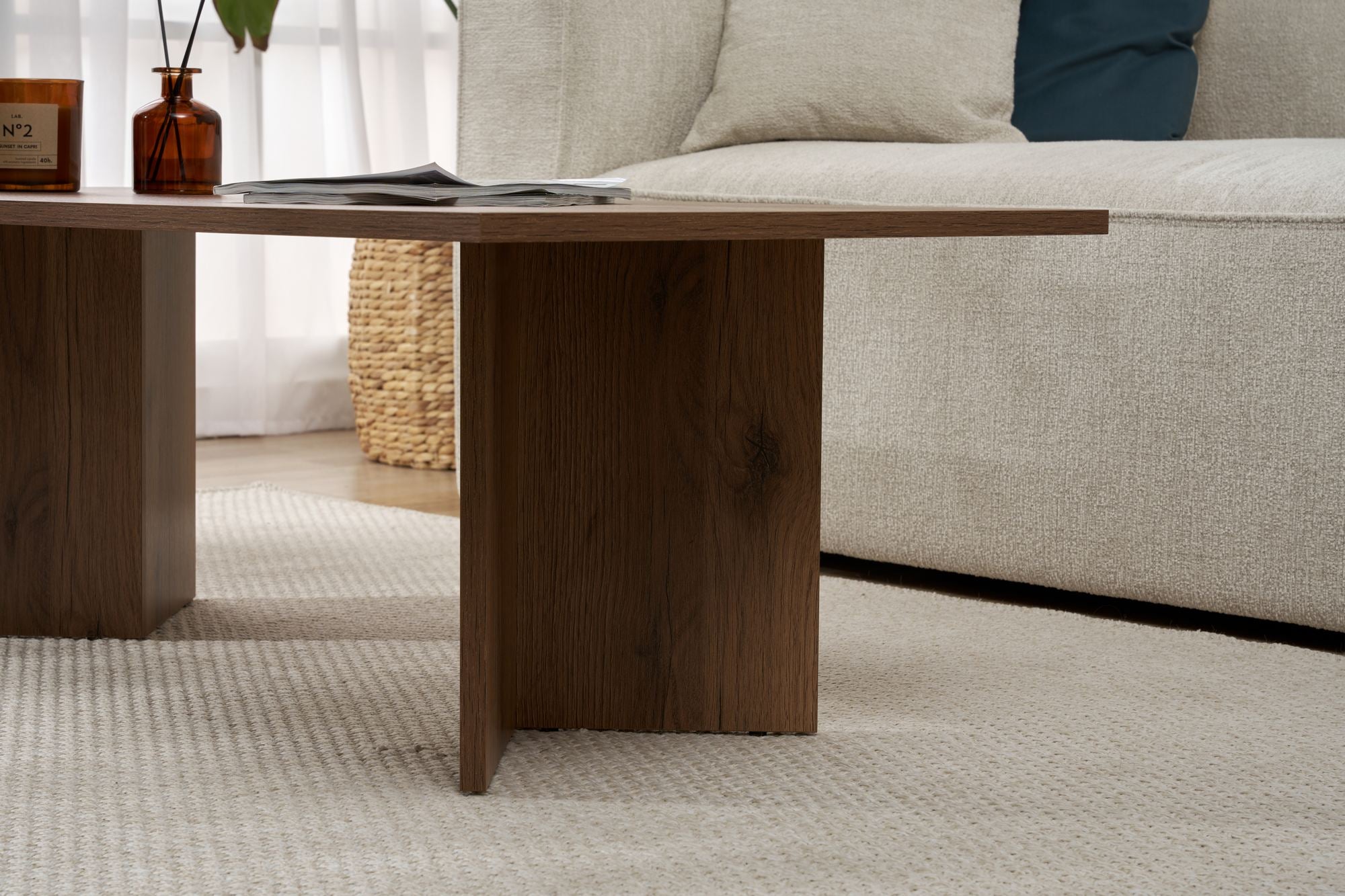 Sabin - Table Basse - Vnt Walnut