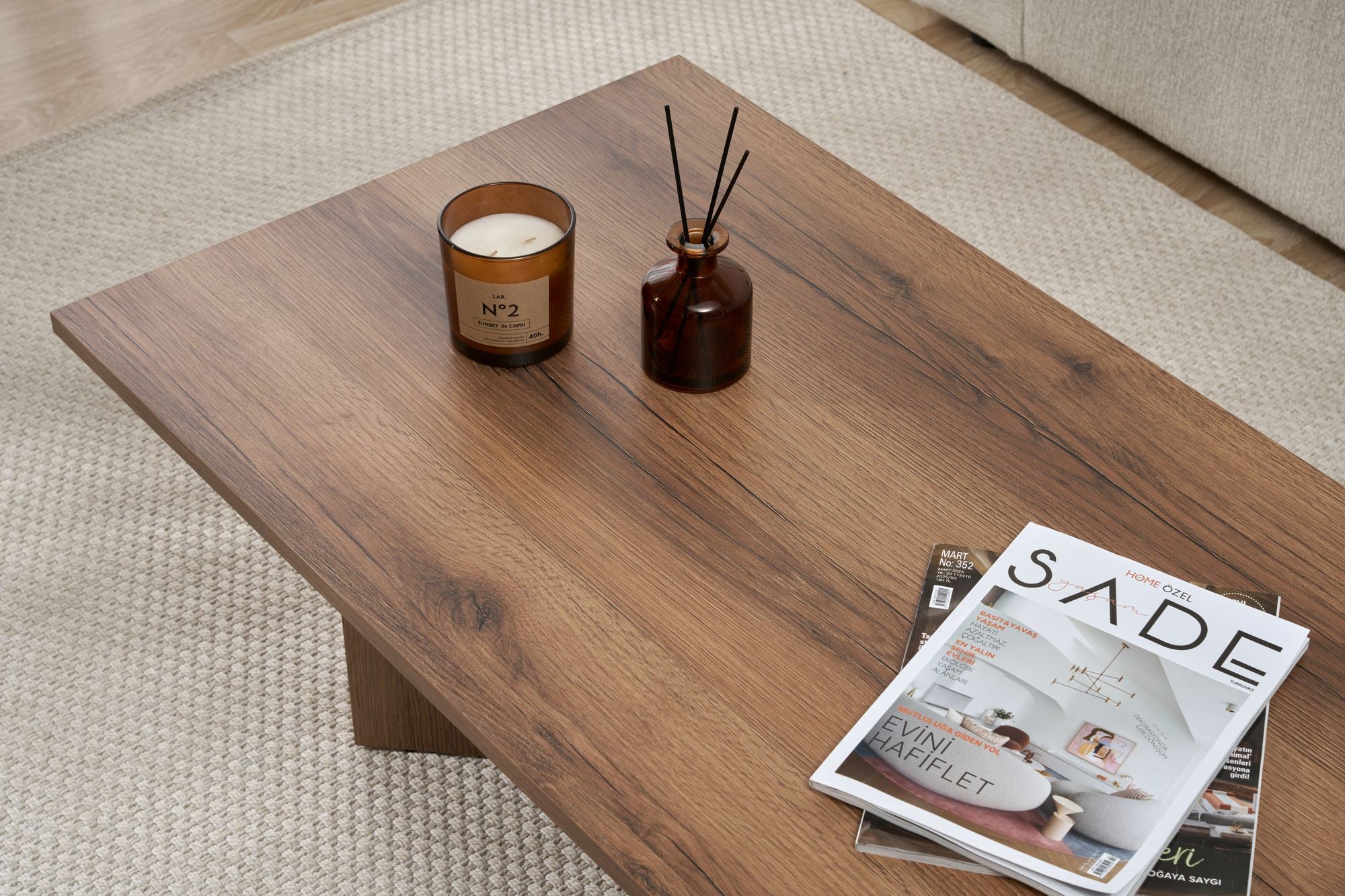Sabin - Table Basse - Vnt Walnut