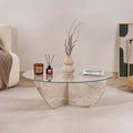 Liya - Mesa de centro - Travertine