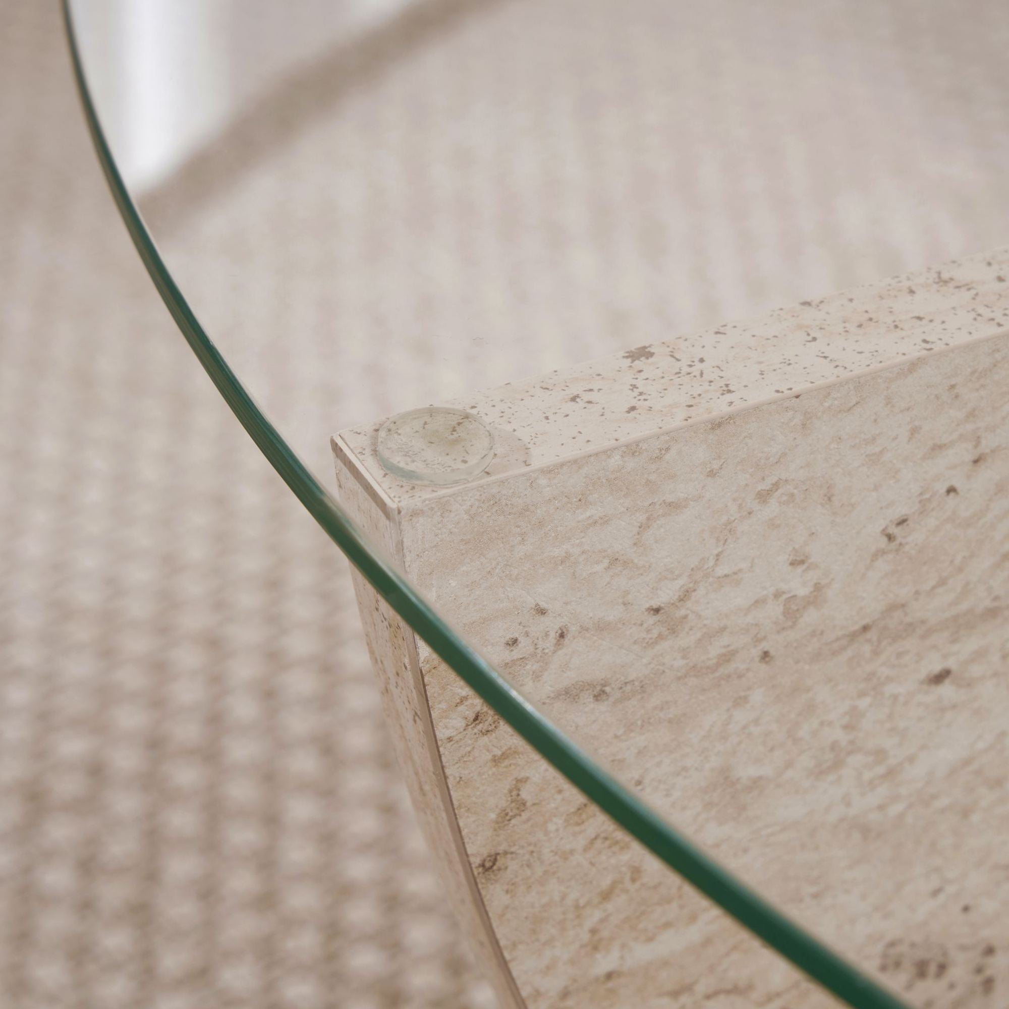 Liya - Mesa de centro - Travertine