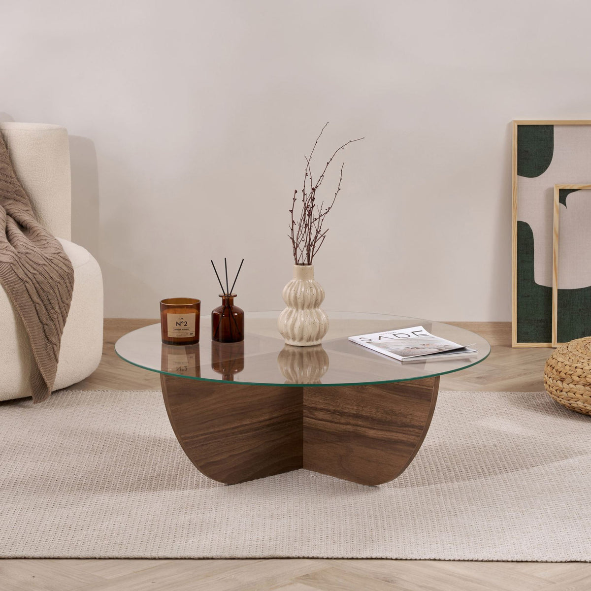 Liya - Table Basse - Venezia Walnut