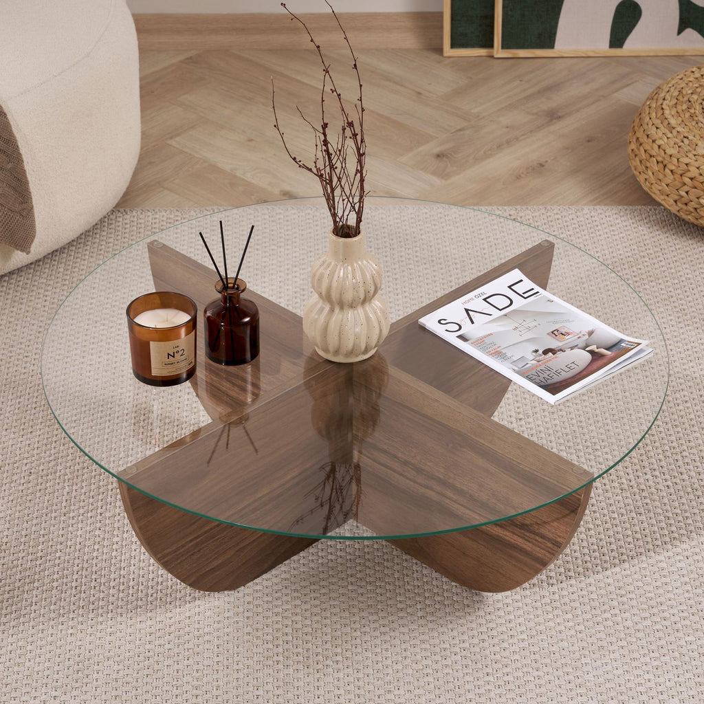 Liya - Table Basse - Venezia Walnut