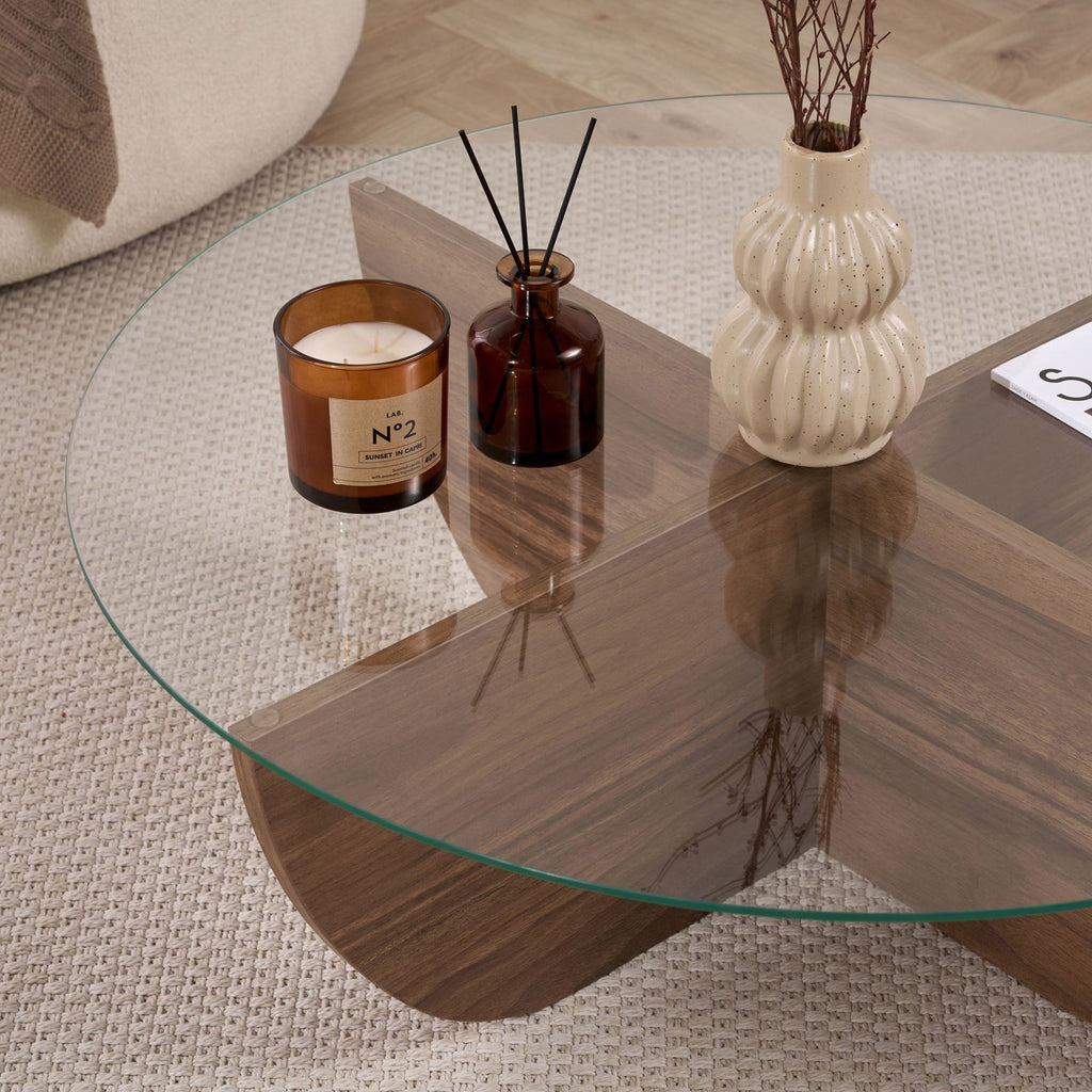 Liya - Table Basse - Venezia Walnut