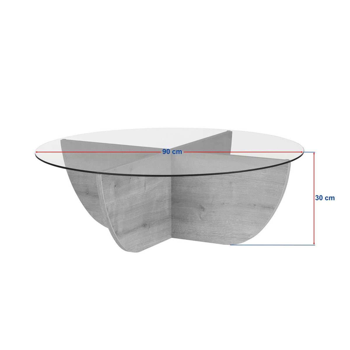 Liya - Table Basse - Venezia Walnut