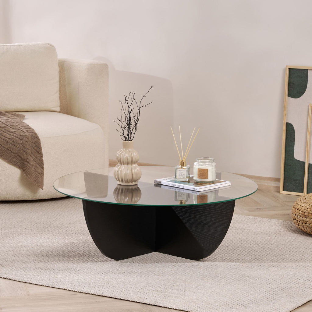 Liya - Mesa de centro - Madera negra