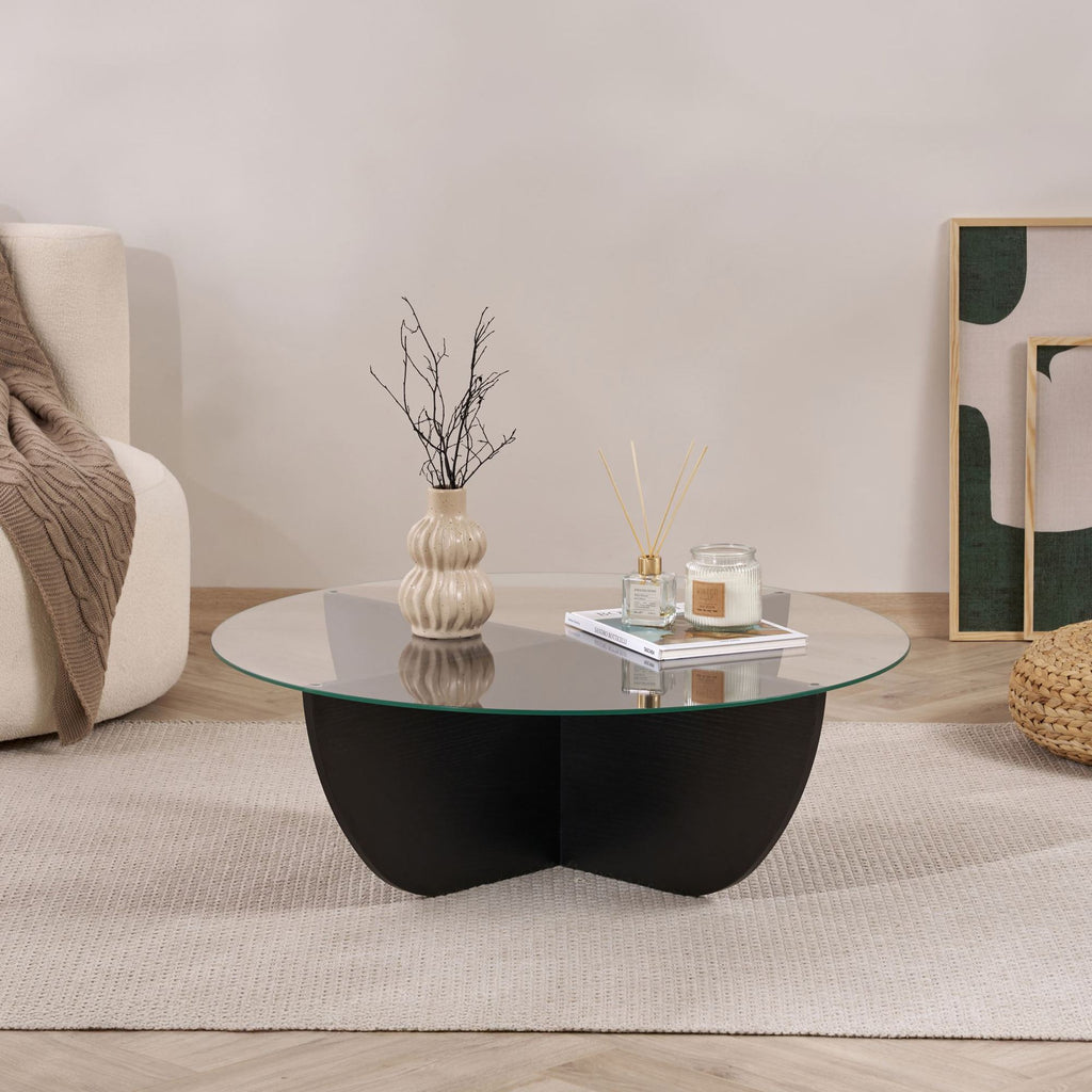 Liya - Mesa de centro - Madera negra