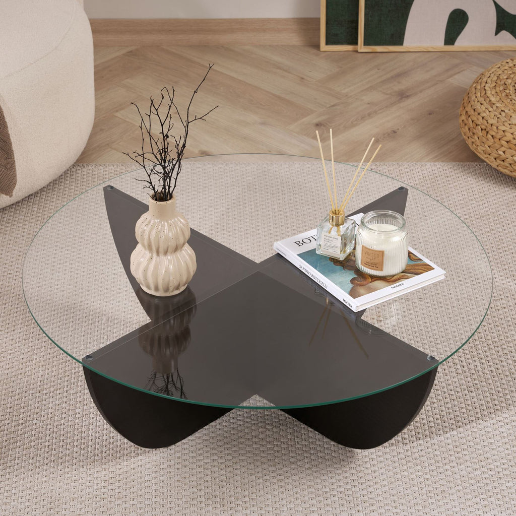 Liya - Mesa de centro - Madera negra