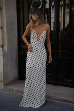 Robe À Pois Yuliana - Creme