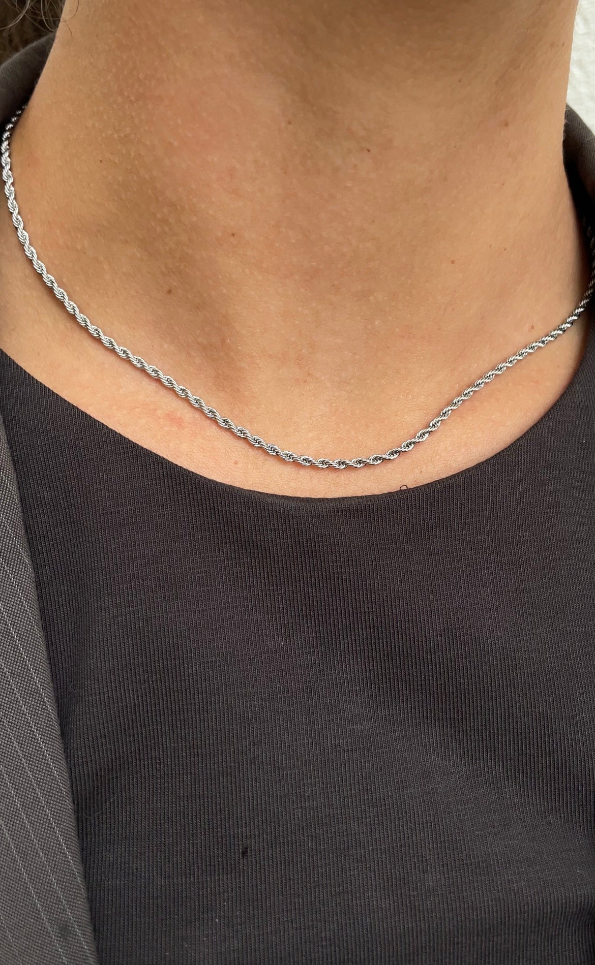 Thin Braided necklace