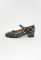 Dorie Ballet Flats - Black Patent Leopard