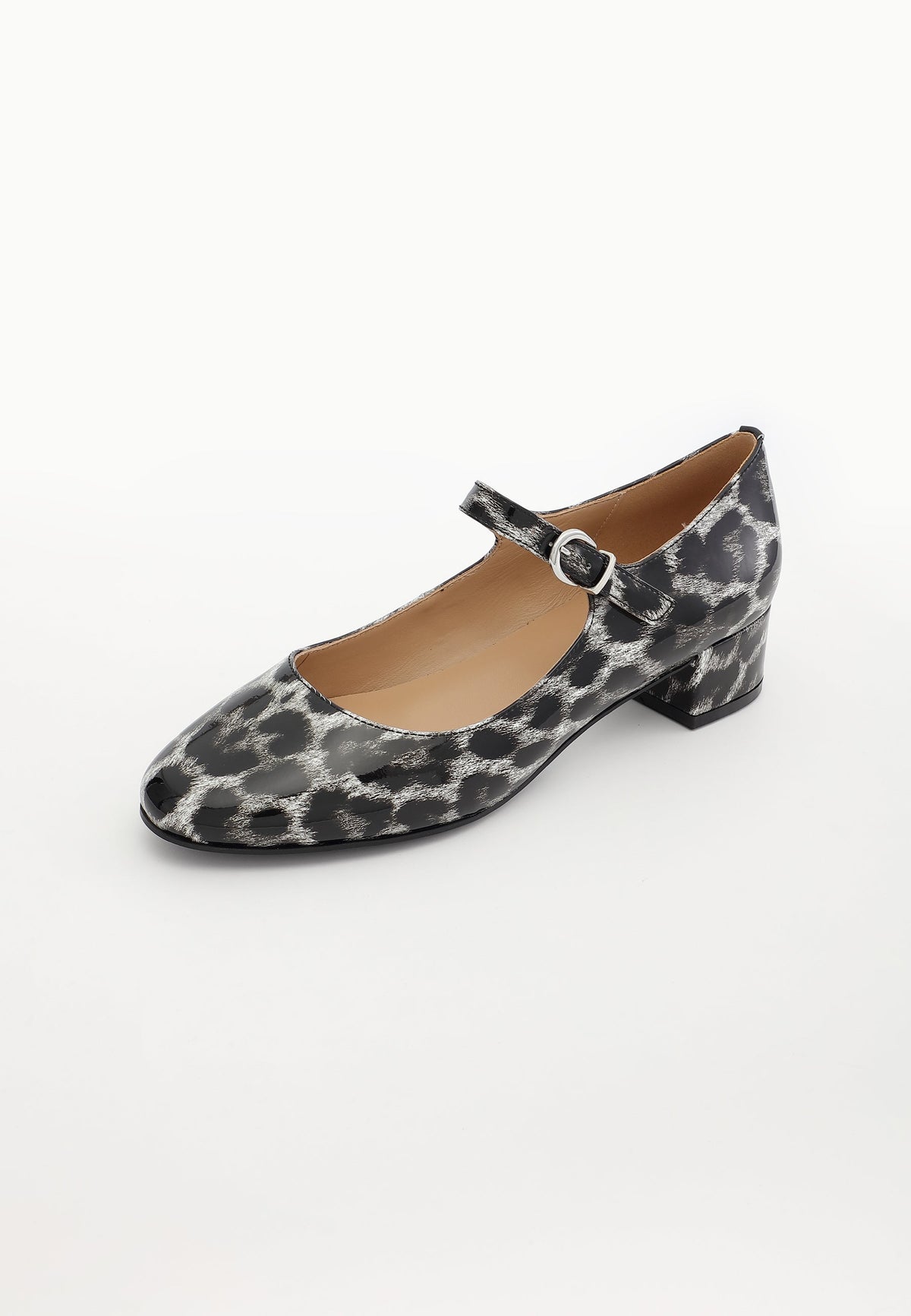 Dorie Ballet Flats - Black Patent Leopard