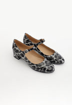 Dorie Ballet Flats - Black Patent Leopard