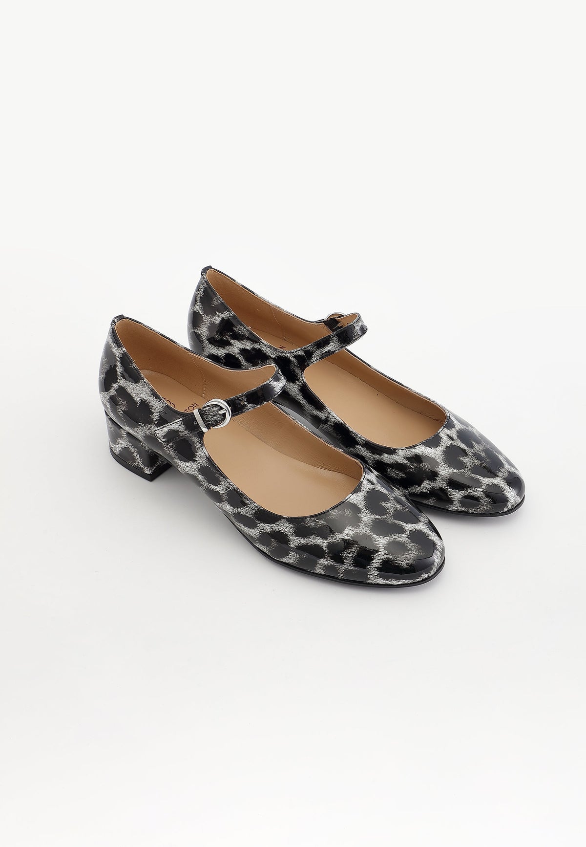 Dorie Ballet Flats - Black Patent Leopard