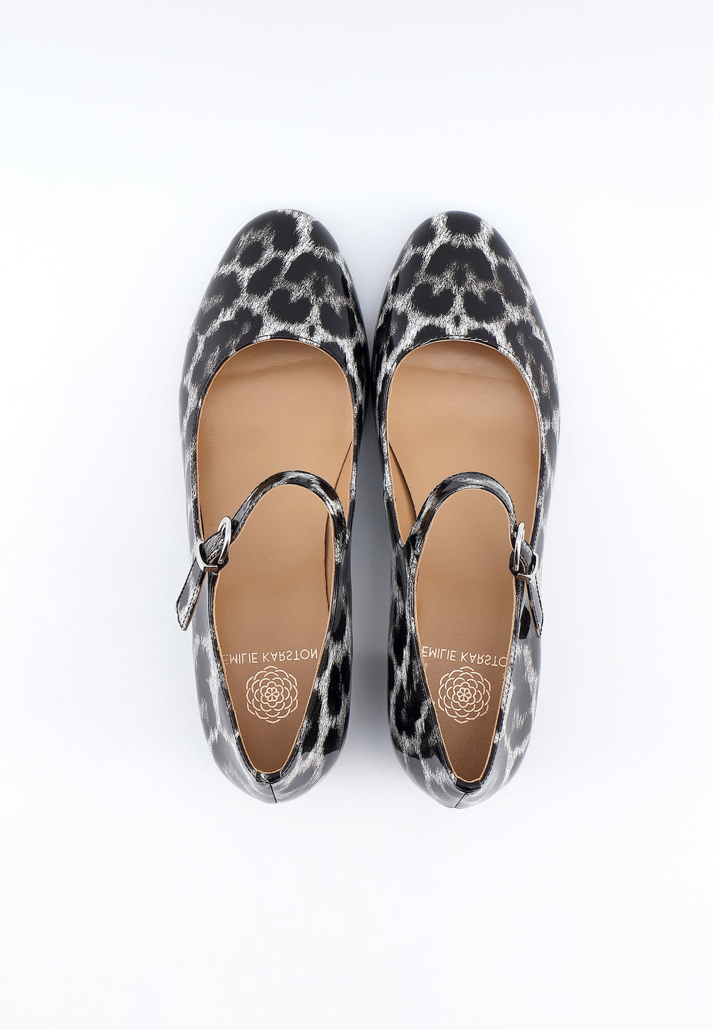 Dorie Ballet Flats - Black Patent Leopard