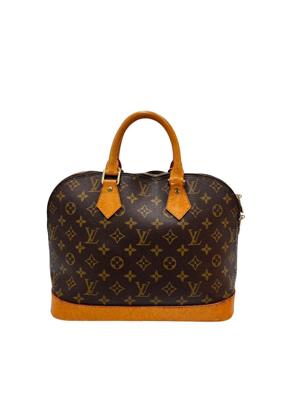 Sac À Main Louis Vuitton Vintage Alma Pm Toile - Marron