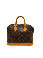 Sac À Main Louis Vuitton Vintage Alma Pm Toile - Marron