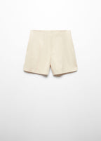 Short Droit Taille Haute