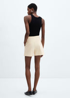Short Droit Taille Haute