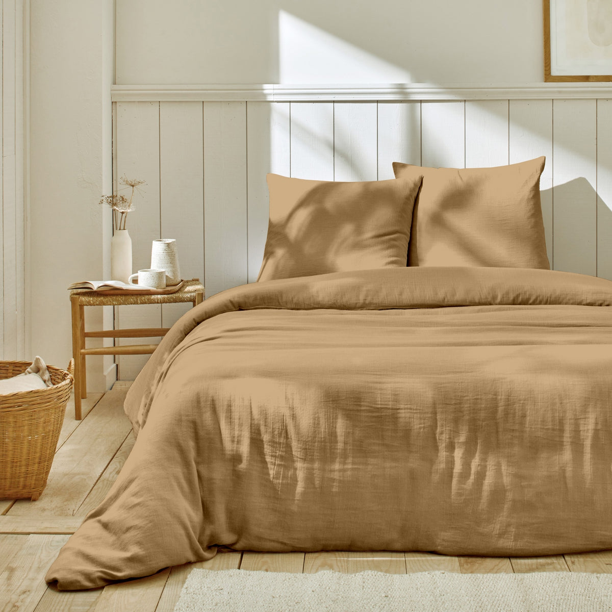 Complete Bedding Set - 100% Cotton Gauze - Linen