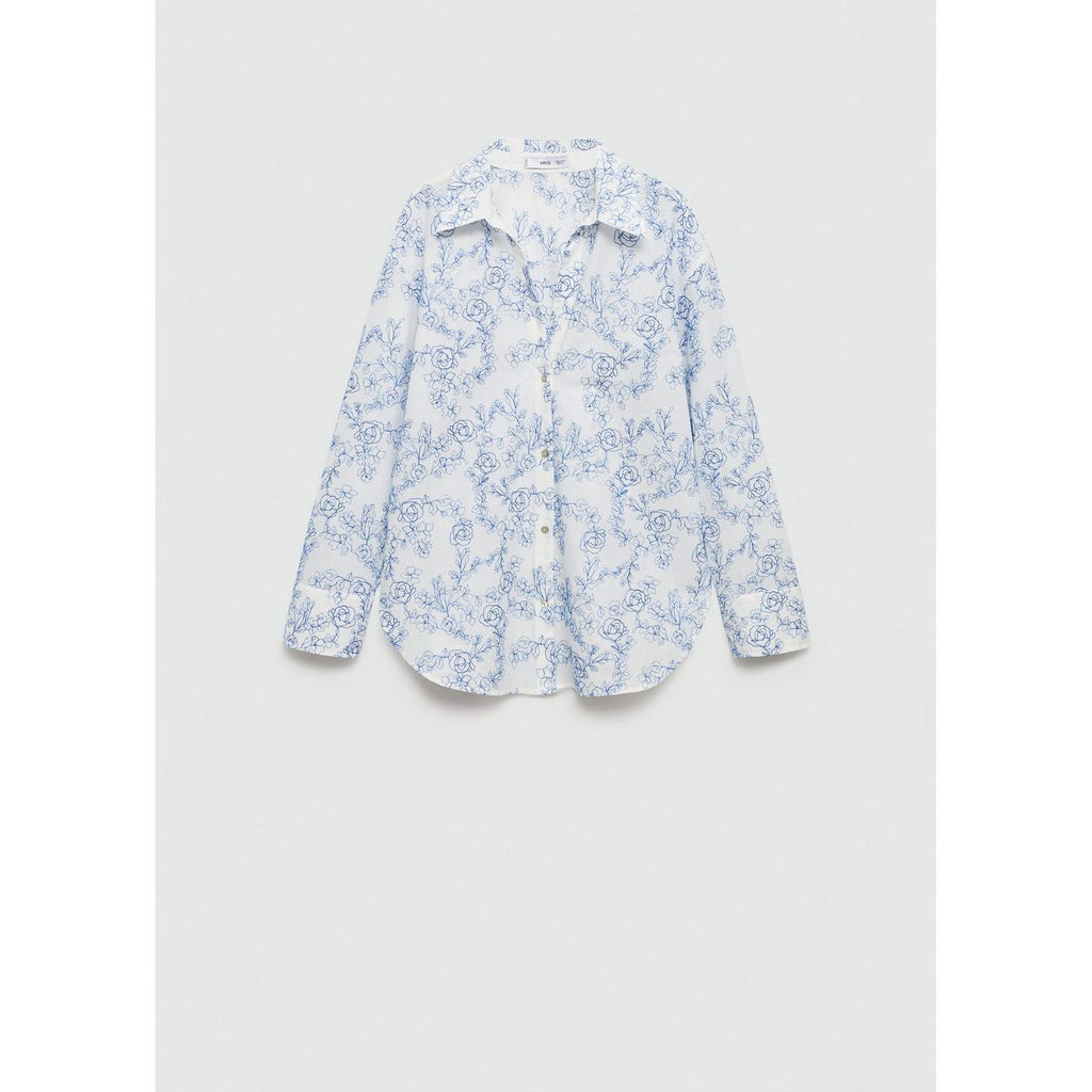 Chemise Brodée Fleurs