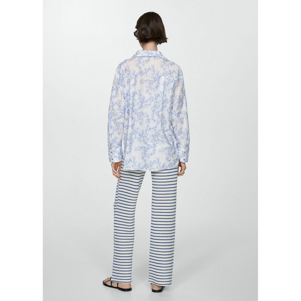 Chemise Brodée Fleurs